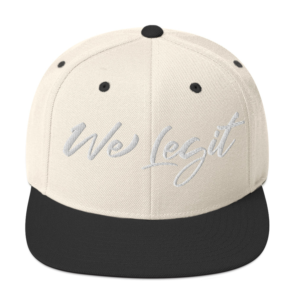 We Legit Snapback Hat