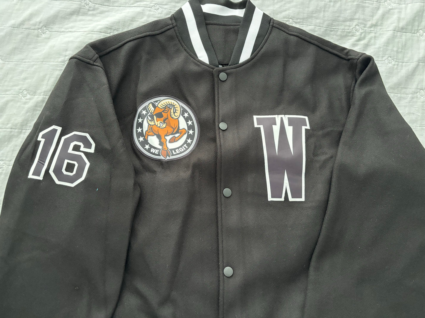 We Legit Ram Letterman Jacket