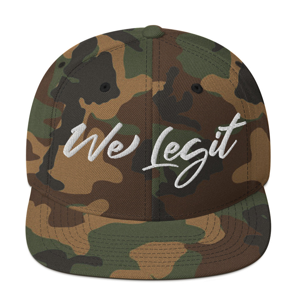 We Legit Snapback Hat