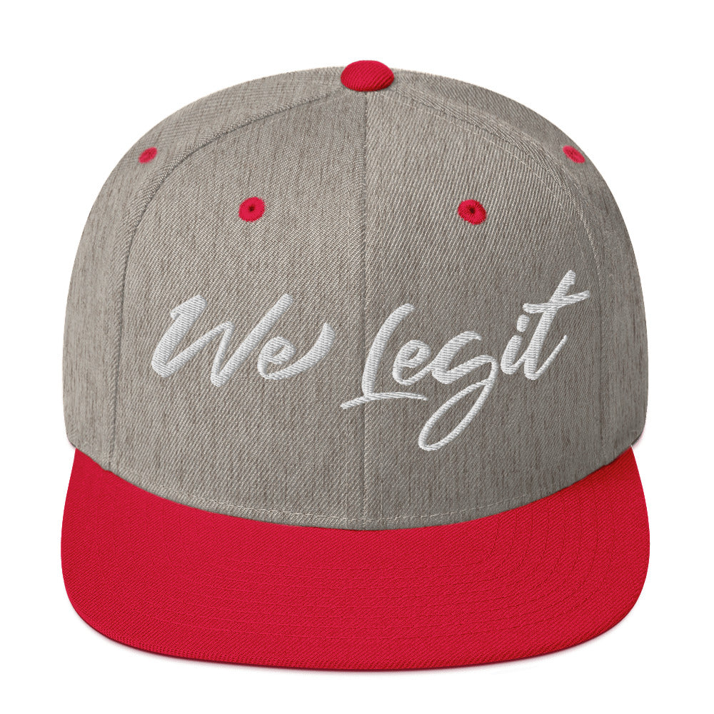 We Legit Snapback Hat